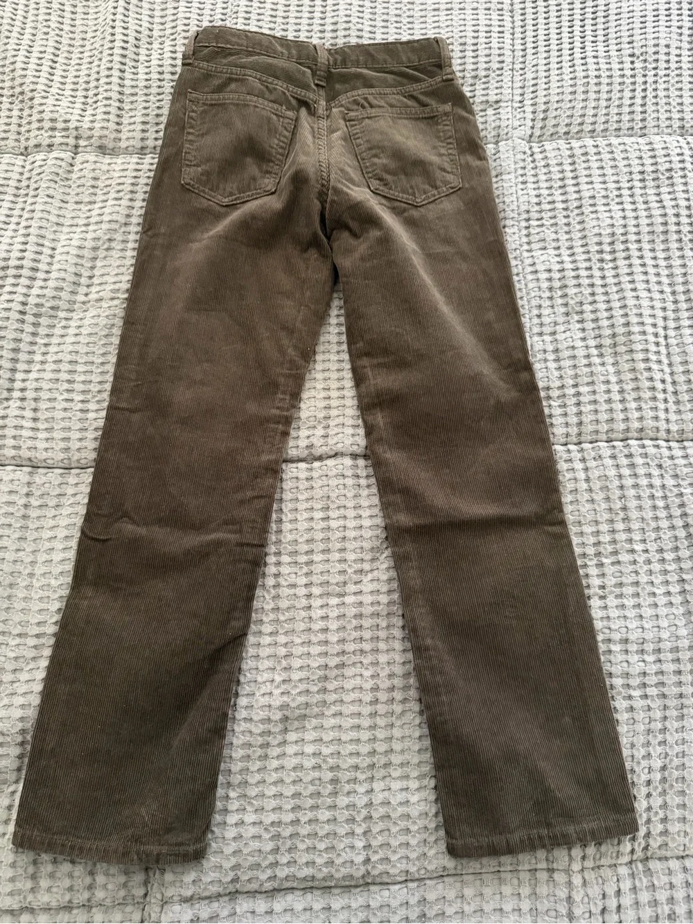 Gap Boys Corduroy Pants Brown Size 10 Straight Leg Adjustable Waist NWT